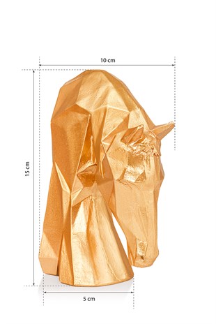 Muyika Piazza Gold Sessiz Mekanizmalı Polyester Biblo Metal Masa Saati 27 x 20 cm AT MMS-POB