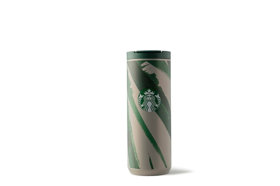 Starbucks®  Klasik Seri Termos - Gri-Yeşil Renkli 473ml