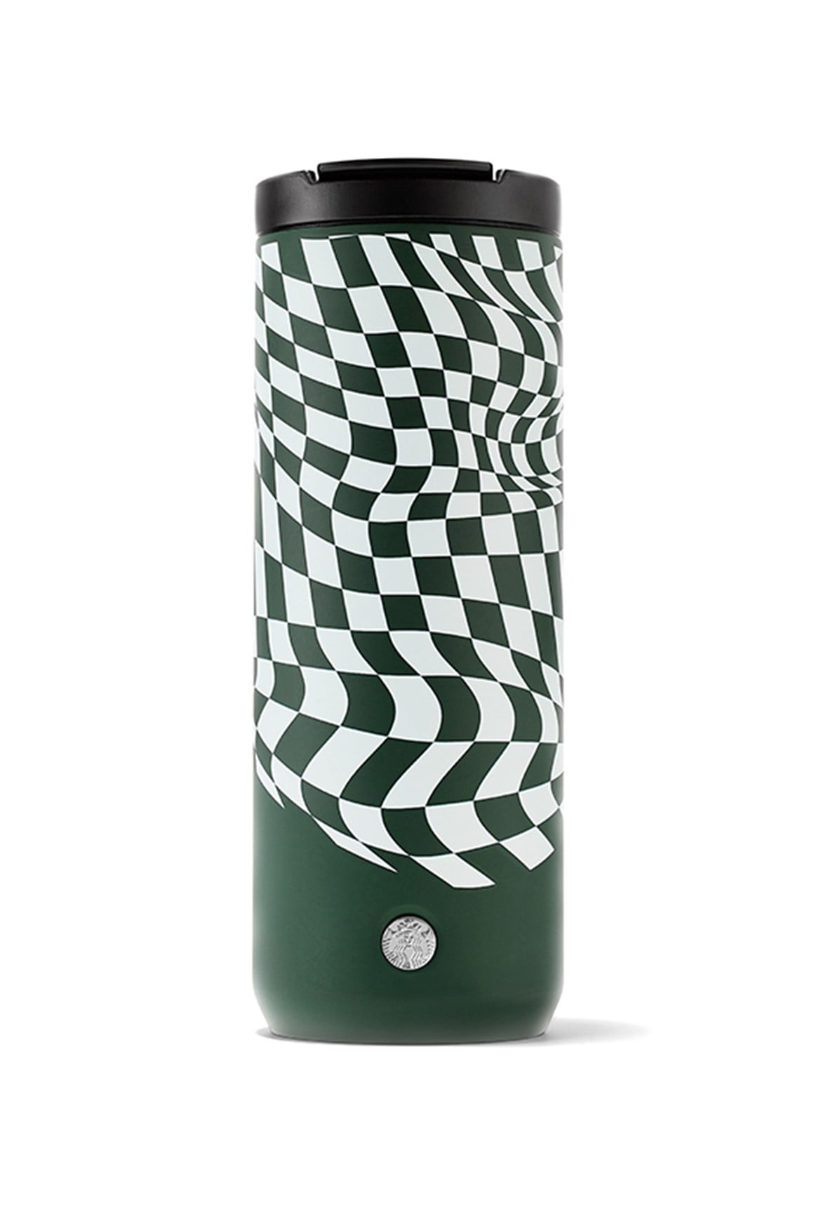 Starbucks® Paslanmaz Çelik Damalı Yeşil Termos 473 ml