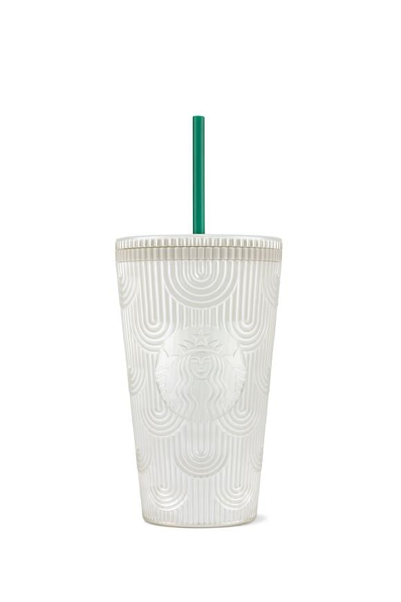 Starbucks® Plastik Soğuk İçecek Bardağı - Beyaz - 473 ml - 11177091