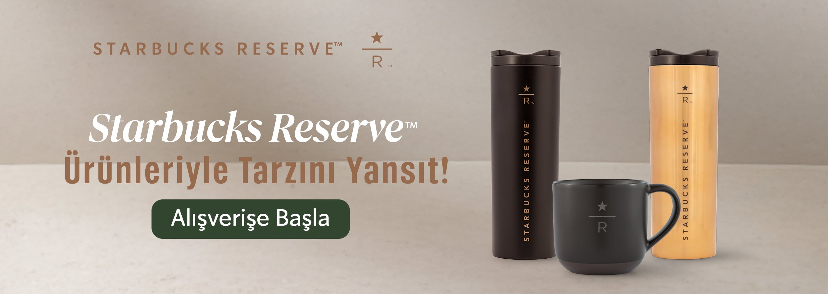 Starbucks Reserve ürünleriyle tarzını yansıt