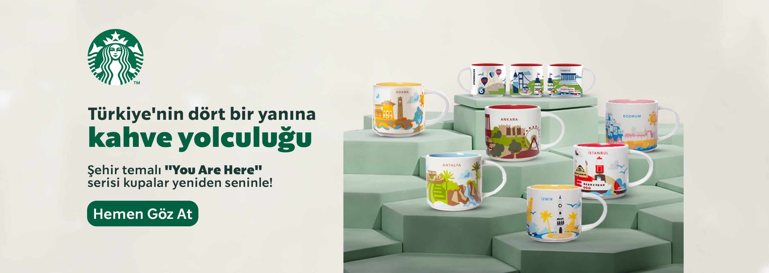 Starbucks You are Here serisi şehir temalı kupa ve termoslar