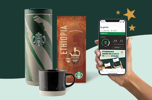 Shayakahve'de her 1000 TL'lik alışveriş Starbucks Mobil'de 15 yıldız kazandırıyor