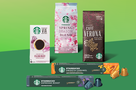 Tüm Çekirdek, Kapsül ve Starbucks VIA Kahvelerde 3 Al 2 Öde