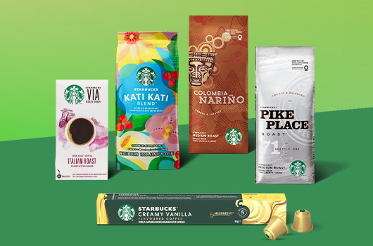 Tüm Çekirdek, Kapsül ve Starbucks VIA Kahvelerde 3 Al 2 Öde