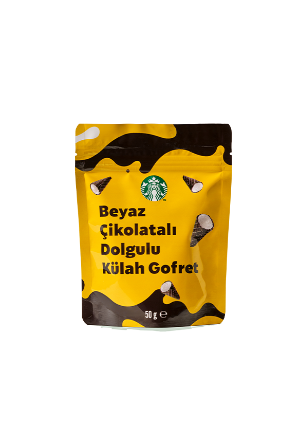 Beyaz Çikolatalı Külah Atıştırmalık