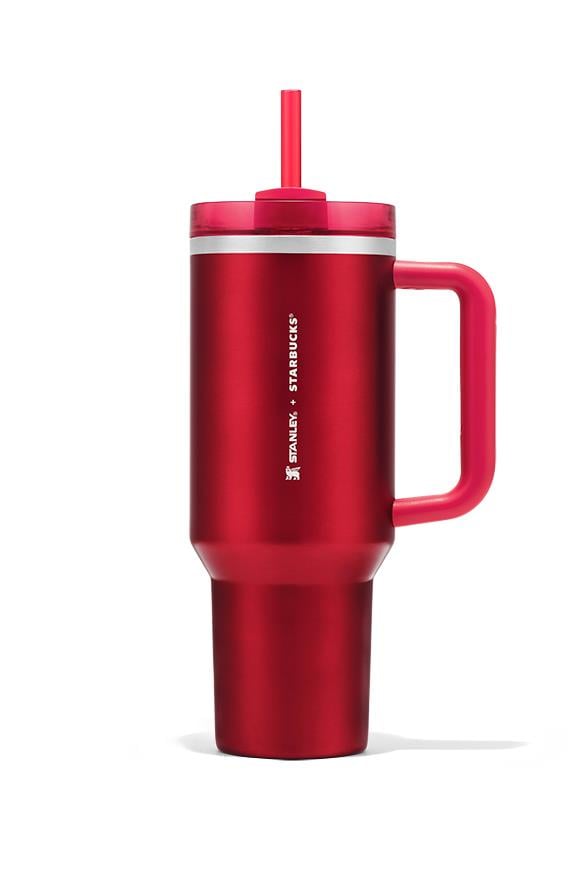 Stanley + Starbucks® Quencher Paslanmaz Çelik Termos - Kırmızı - 1.18 lt - 11161806