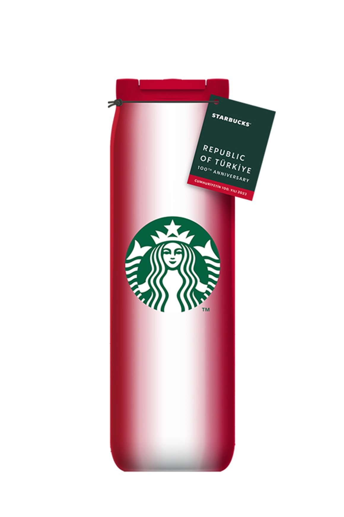 Starbucks® 100. Yıl Özel Seri Paslanmaz Çelik Termos - Kırmızı - 473 ml -  11149454