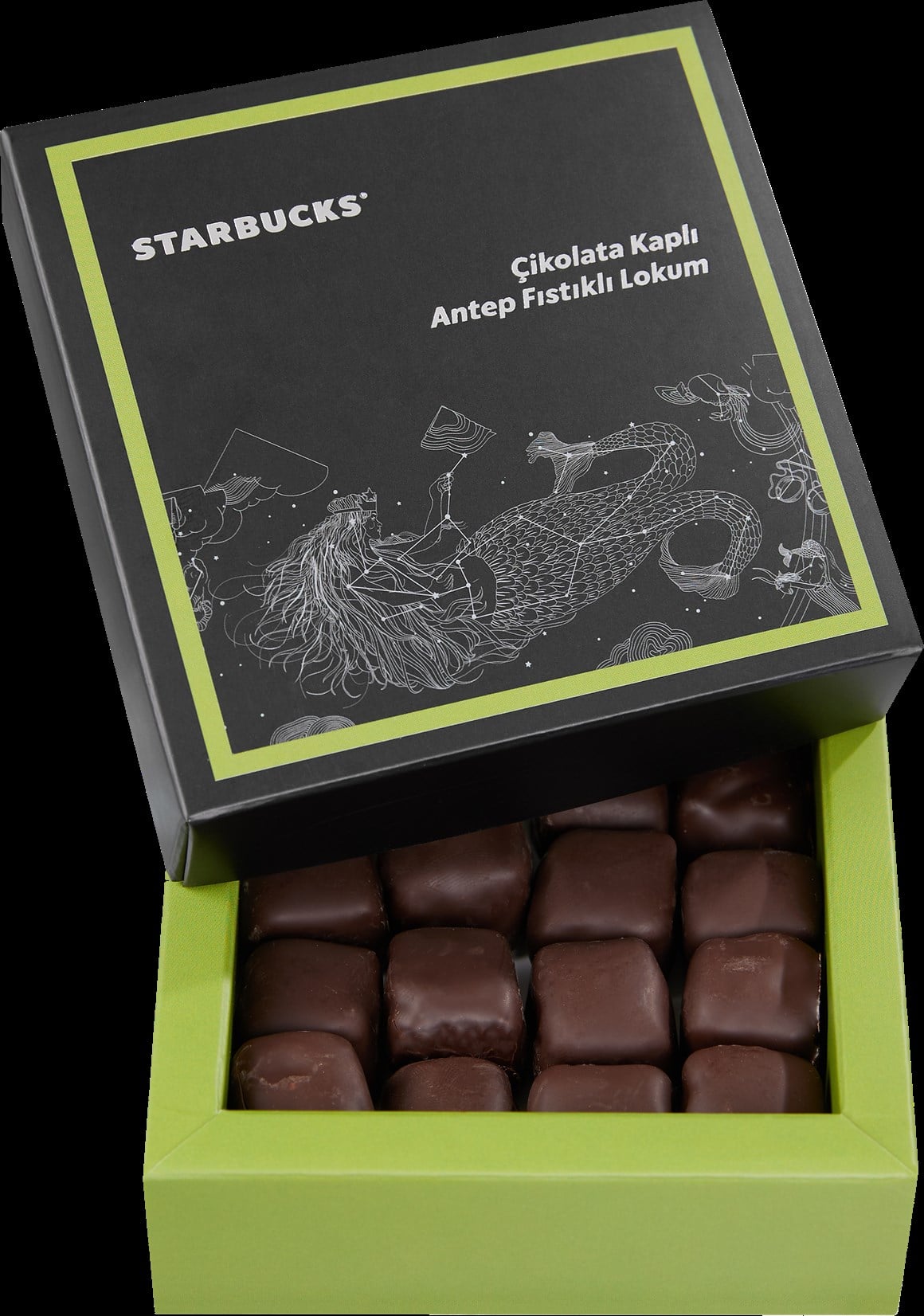 Starbucks Çikolata Kaplı Antep Fıstıklı Lokum