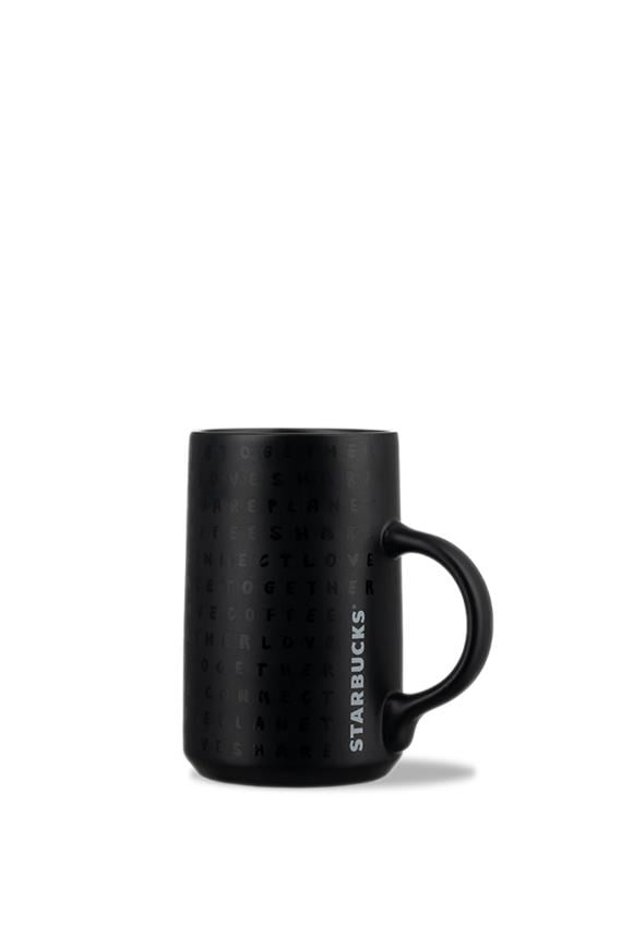 Starbucks® Harf Tasarımlı Seramik Kupa - 414 ml - 11139691