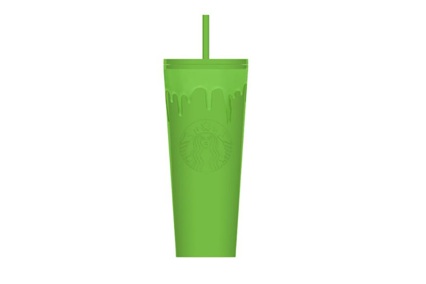 Starbucks® Karanlıkta Parlayan Plastik Soğuk İçecek Bardağı - Yeşil - 710 ml - 11159426