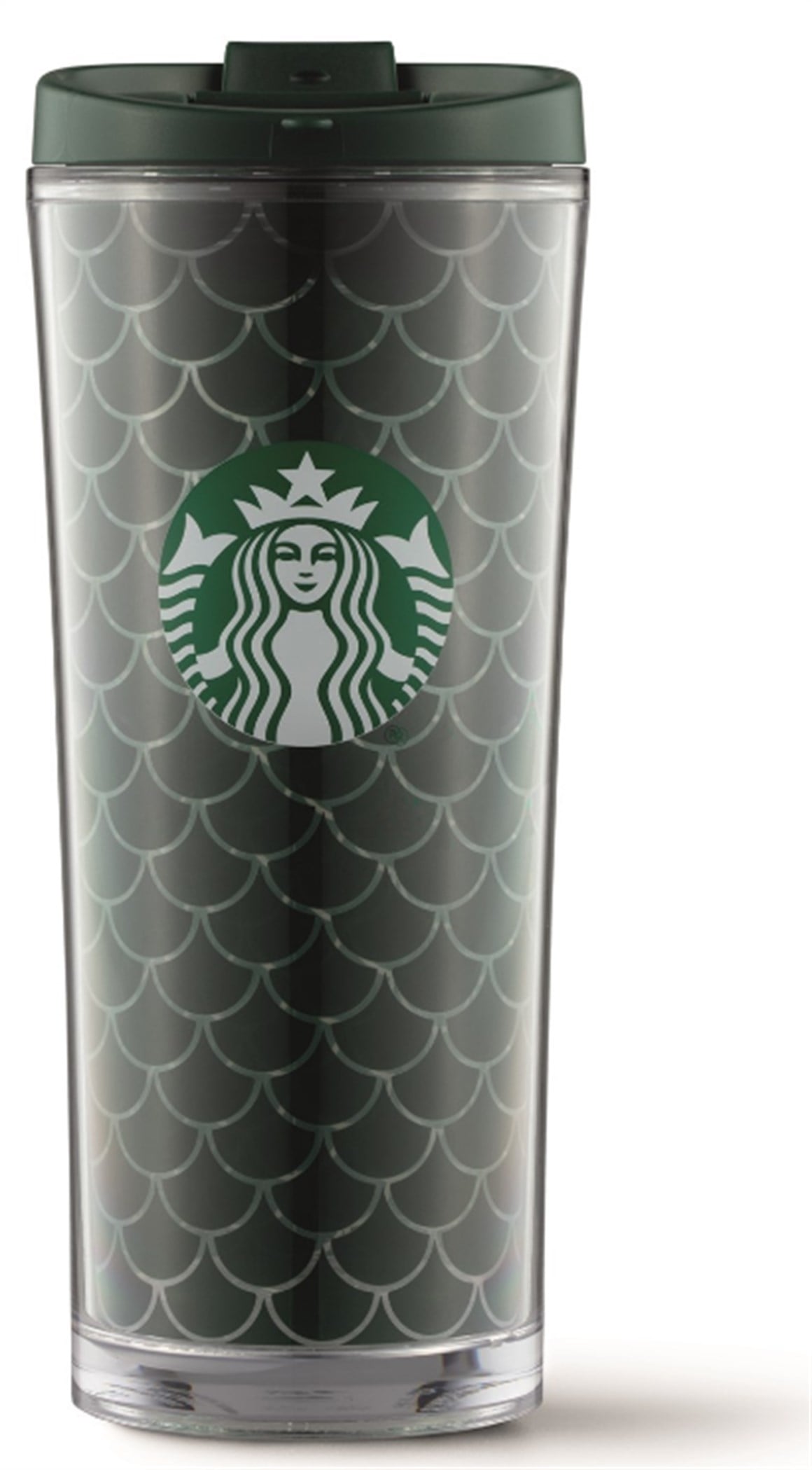 Starbucks®  Klasik Seri Desenli Termos - Yeşil Renkli 473ml