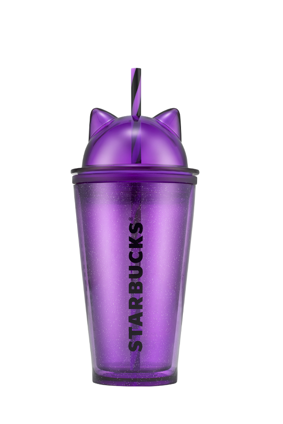 Starbucks® Mor Kedi Kulaklı Soğuk İçecek Bardağı 473ml-11186807
