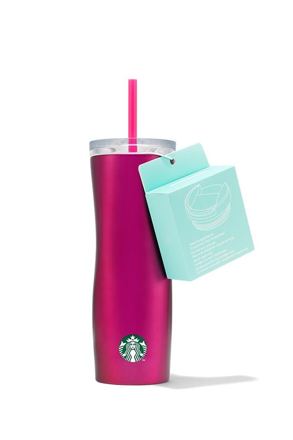 Starbucks® Paslanmaz Çelik Çift Kapaklı Soğuk İçecek Bardağı 473 ml - 11167249