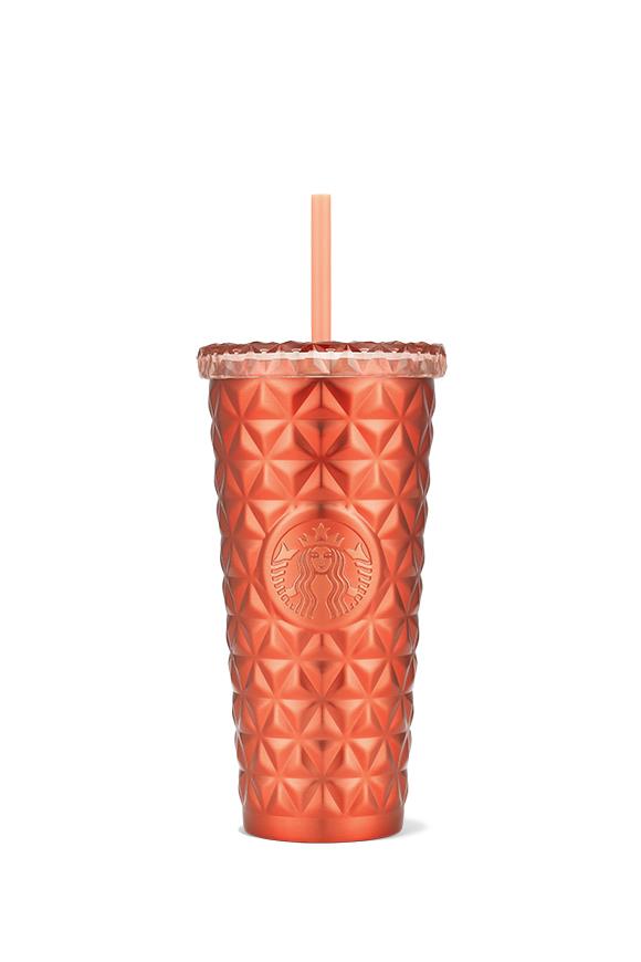 Starbucks® Paslanmaz Çelik Soğuk İçecek Bardağı - Turuncu - 591 ml - 11154748