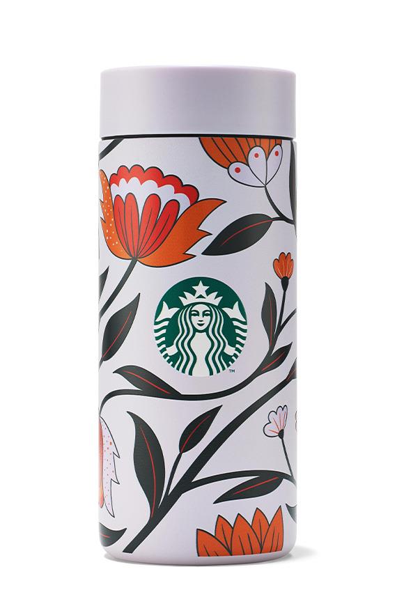 Starbucks® Paslanmaz Çelik Termos - 360 Derece İçilebilir Kapaklı - Mor - 355 ml - 11171730