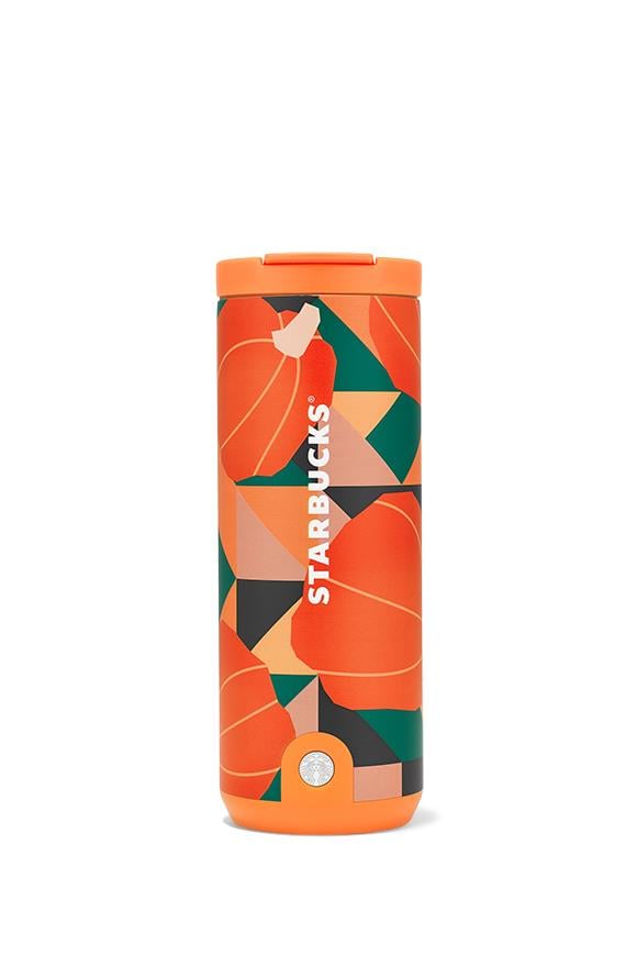 Starbucks® Paslanmaz Çelik Termos - Balkabağı Tasarımlı - 473 ml - 11154786