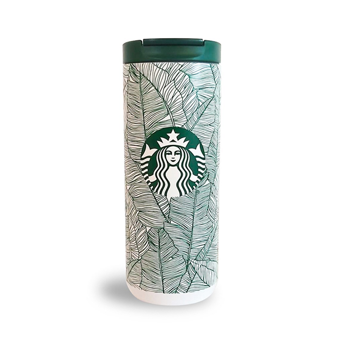 Starbucks® Paslanmaz Çelik Yaprak Desenli Termos 355 ml