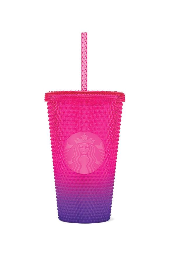 Starbucks® Plastik Soğuk İçecek Bardağı - Parlak Koyu Pembe - 473 ml - 11151844