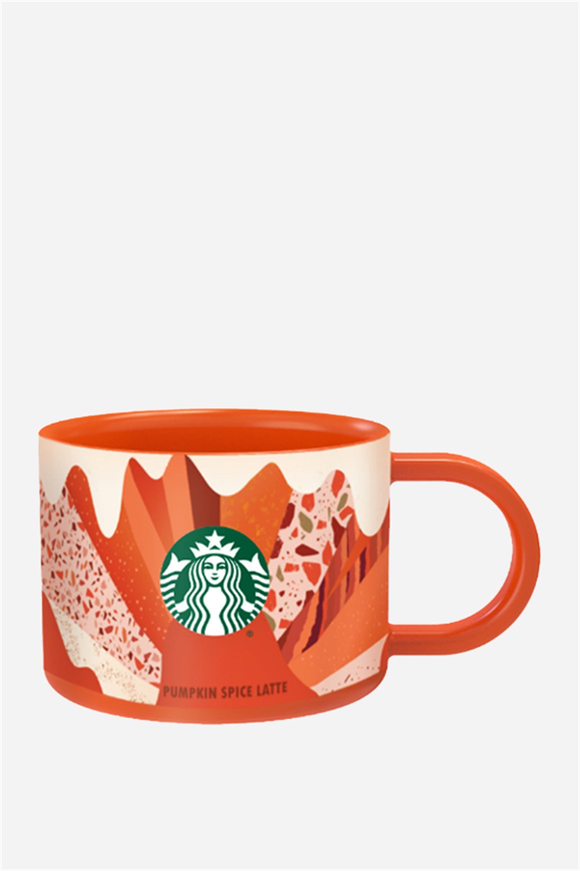 Starbucks® PSL Desenli Seramik Kupa - Turuncu - 355 ml - 11146045 