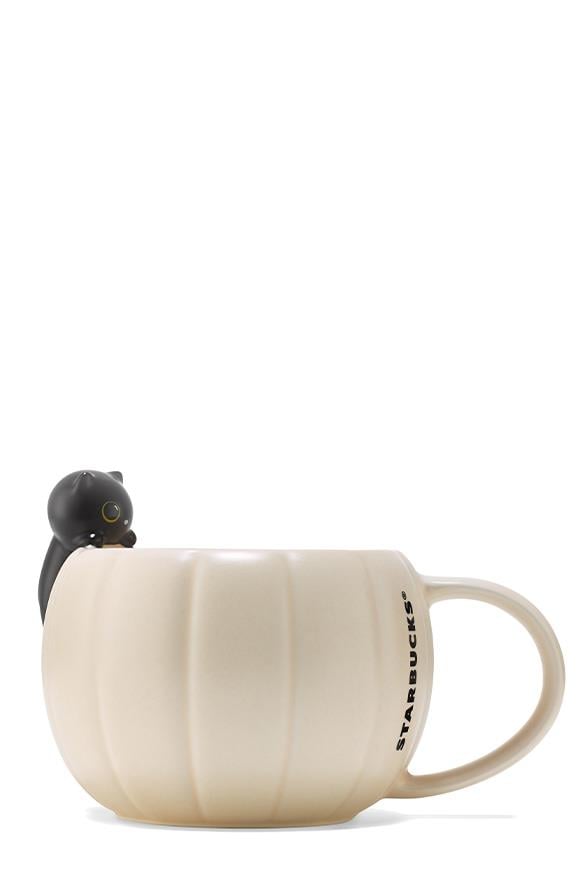 Starbucks® Seramik Kupa - Kedi Figürlü - Krem Rengi - 355 ml - 11171403