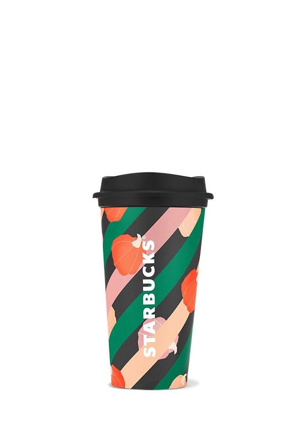 Starbucks® Yeniden Kullanılabilir Sıcak İçecek Bardağı - Balkabağı Tasarımlı - 473 ml - 11154793