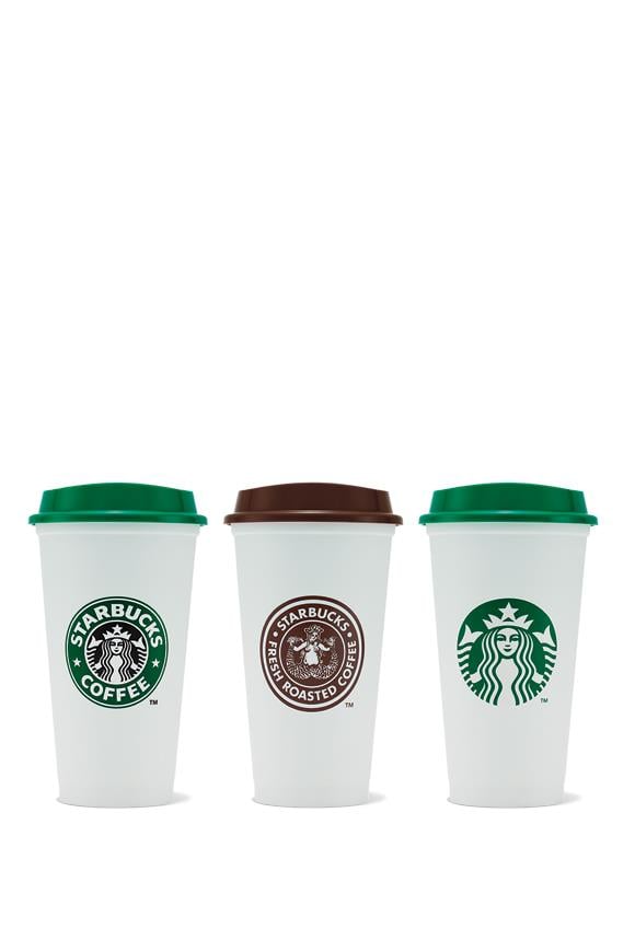 Starbucks® Yeniden Kullanılabilir Sıcak İçecek Bardağı Heritage 3'lü Set - 473 ml - 11147888