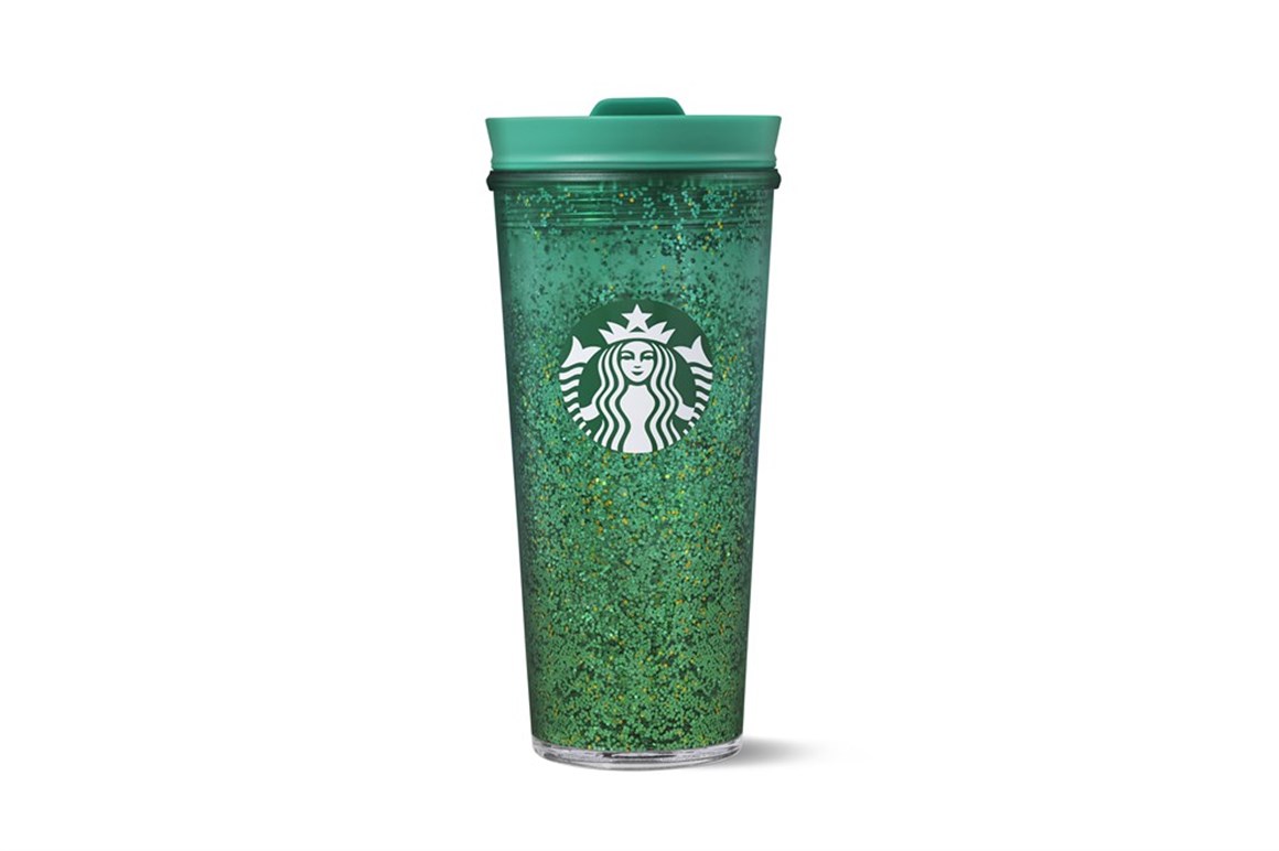 Starbucks® Yeşim Simli Plastik Termos - 473 ml - 11137076