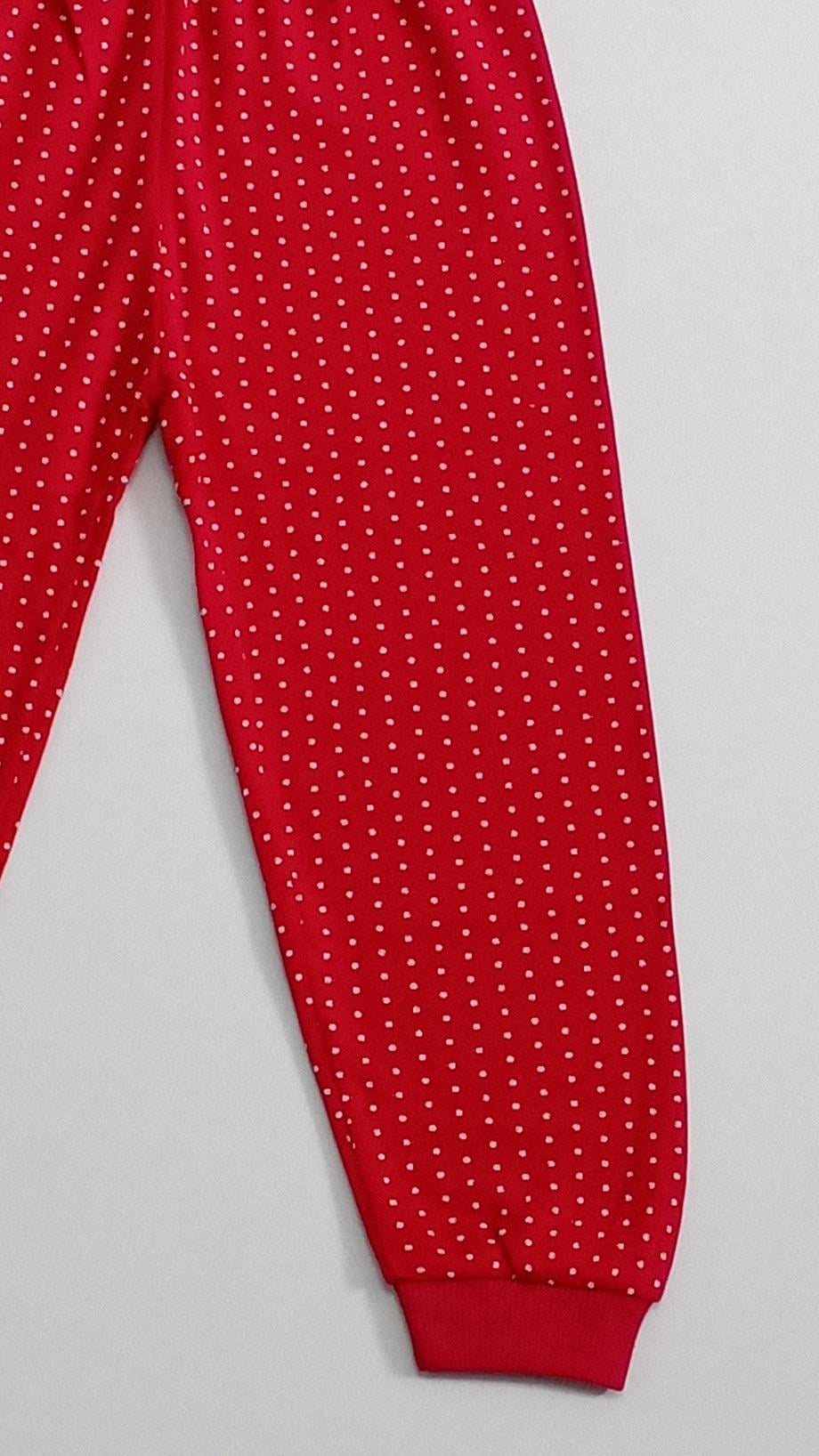 4-5-6 Yaş Yeni Yıl Ho Ho Baskılı Uzun Kollu 2li Çocuk Pijama Takımı