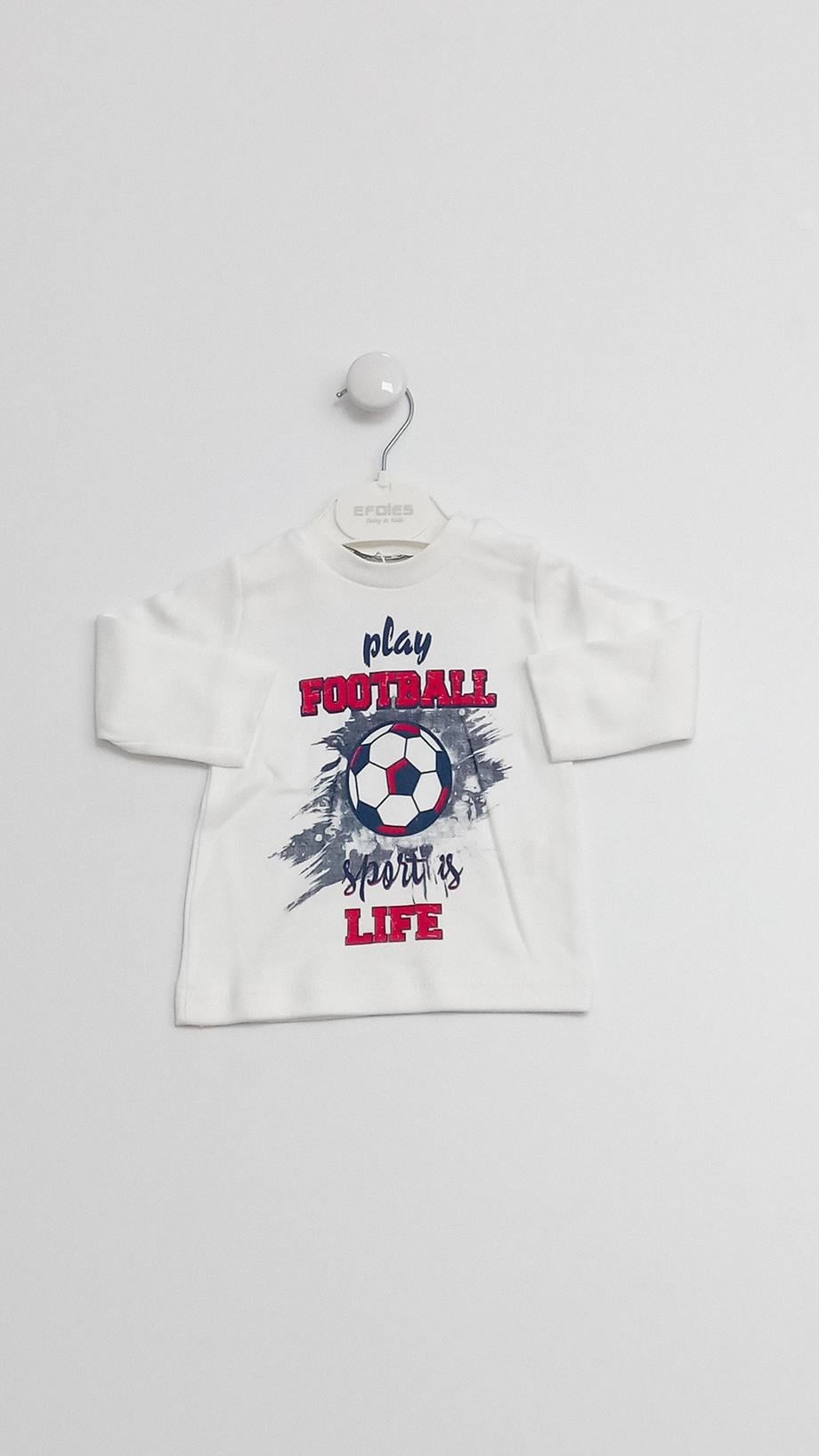 9-24 Ay Erkek Bebek Football Montlu Takım Lacivert