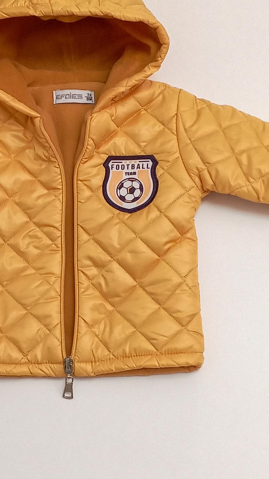 9-24 Ay Erkek Bebek Football Montlu Takım Sarı