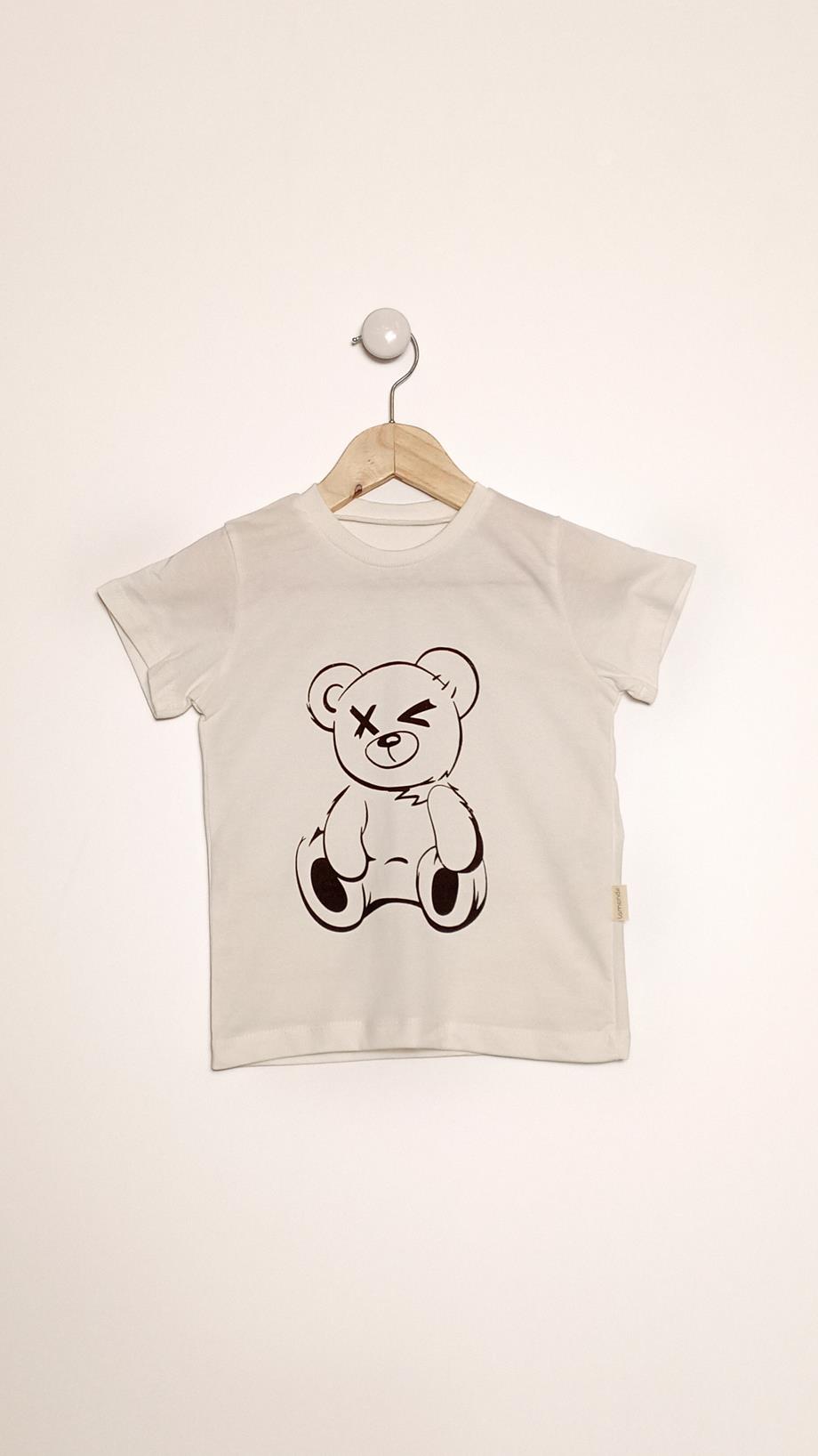 Erkek Çocuk Tshirt Şort Takım Ayıcıklı 2-5 Yaş