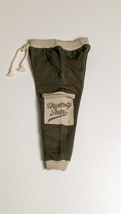 3-6 Yaş Erkek Çocuk Kargo Cepli Şardonlu Tek Alt Spor