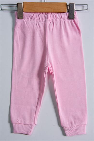 6-12 AY Minik Kedi Kız Bebek Pijama Takımı