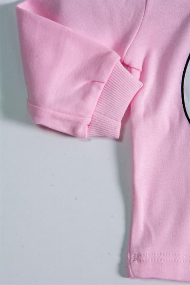 6-12 AY Minik Kedi Kız Bebek Pijama Takımı