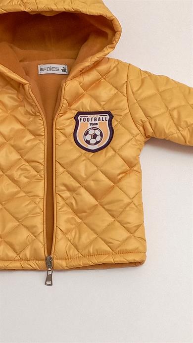 9-24 Ay Erkek Bebek Football Montlu Takım Sarı