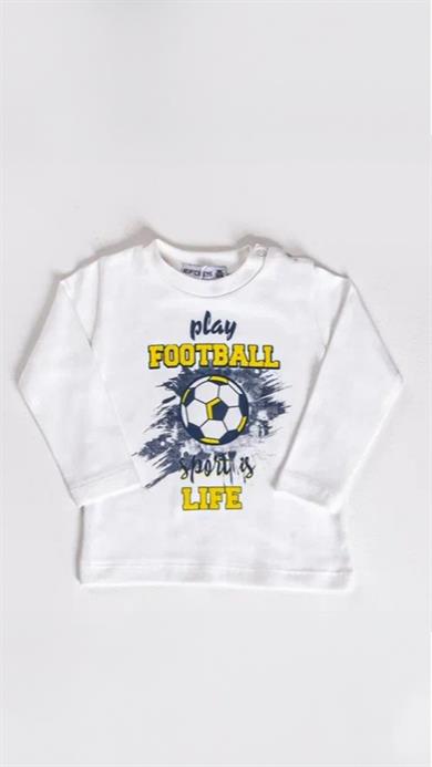 9-24 Ay Erkek Bebek Football Montlu Takım Sarı