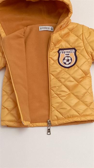 9-24 Ay Erkek Bebek Football Montlu Takım Sarı