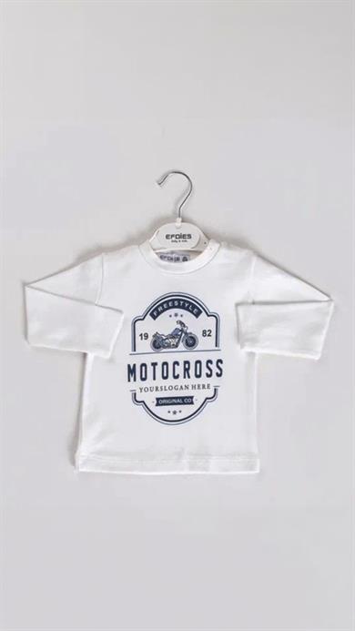9-24 Ay Erkek Bebek Motocross Montlu Takım Lacivert