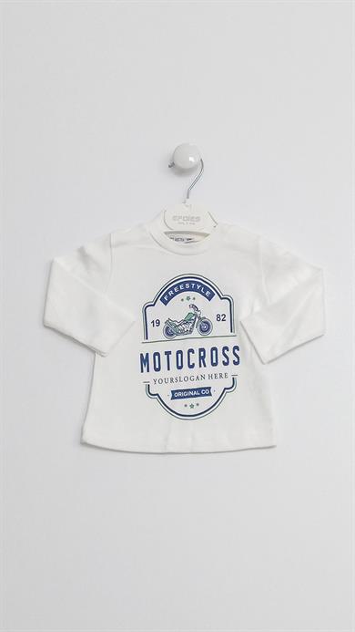 9-24 Ay Erkek Bebek Motocross Montlu Takım Yeşil