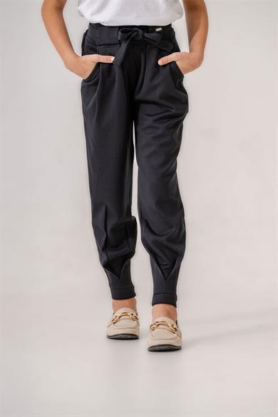 Kız Lacivert Pantolon Havuç Model
