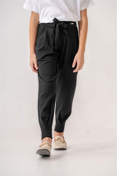 Kız Siyah Pantolon Havuç Model