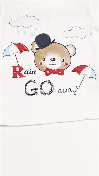 Rain Go Baskılı Yağmurluk 3lü Takım