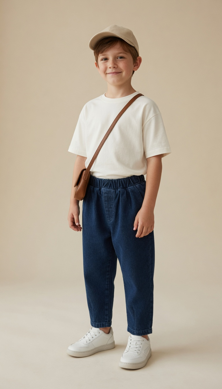 Erkek Çocuk Üst Penye Oversize Dokuma Pantolon