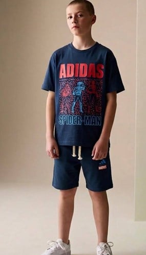 Spiderman Penye Şort Takım