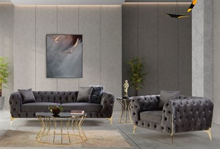 Elegance Koltuk Takımı Antrasit 