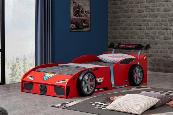 Speedy Rüzgarlıklı Sandıklı Arabalı Yatak Kırmızı