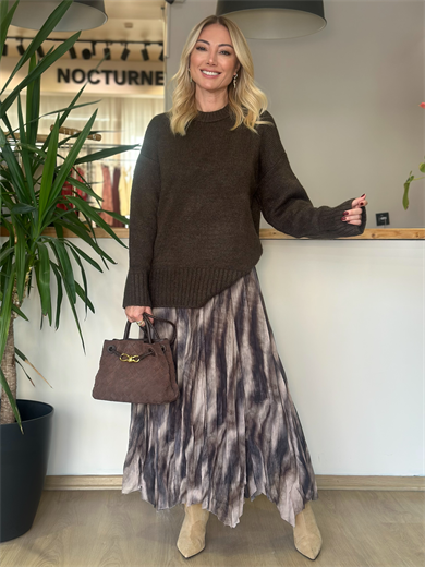 Acı Kahve Kazak Askı00306