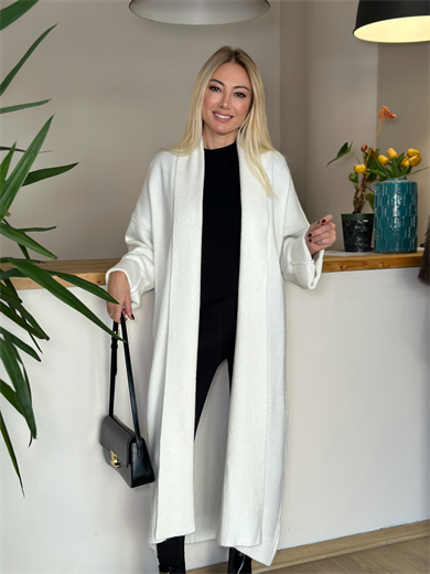 Açık Şal Yaka Hırka Askı00336