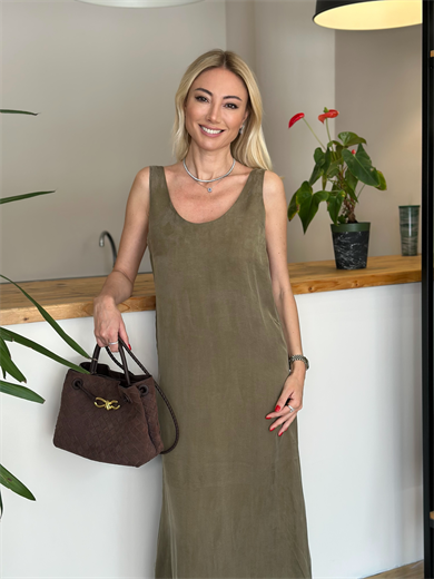 Alaçatı Haki Elbise